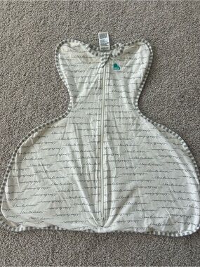 Love to dream swaddles up hip harness sleep sack 1.0 tog cotton size small